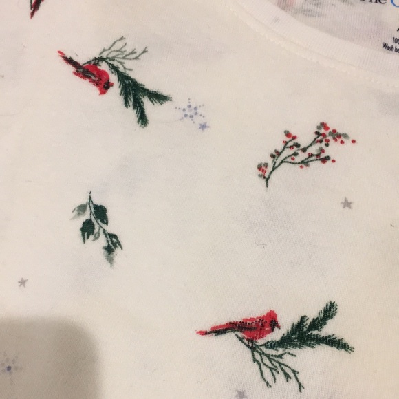 Winter Cardinals Longsleeve Crewneck Tee Size XXL, NWT %100 Cotton - Picture 2 of 12